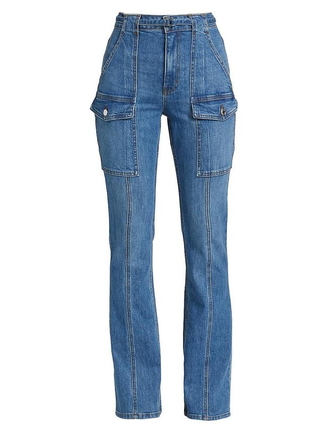 Womens Aspen High Rise Flare Jeans Product Image