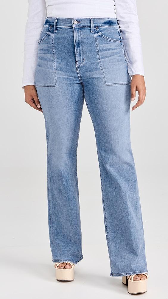 Veronica Beard Jean Crosbie Wide Leg Jeans | Shopbop Product Image