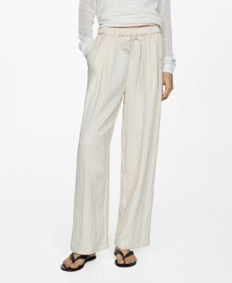 Women's Straight Lyocell Pants Product Image