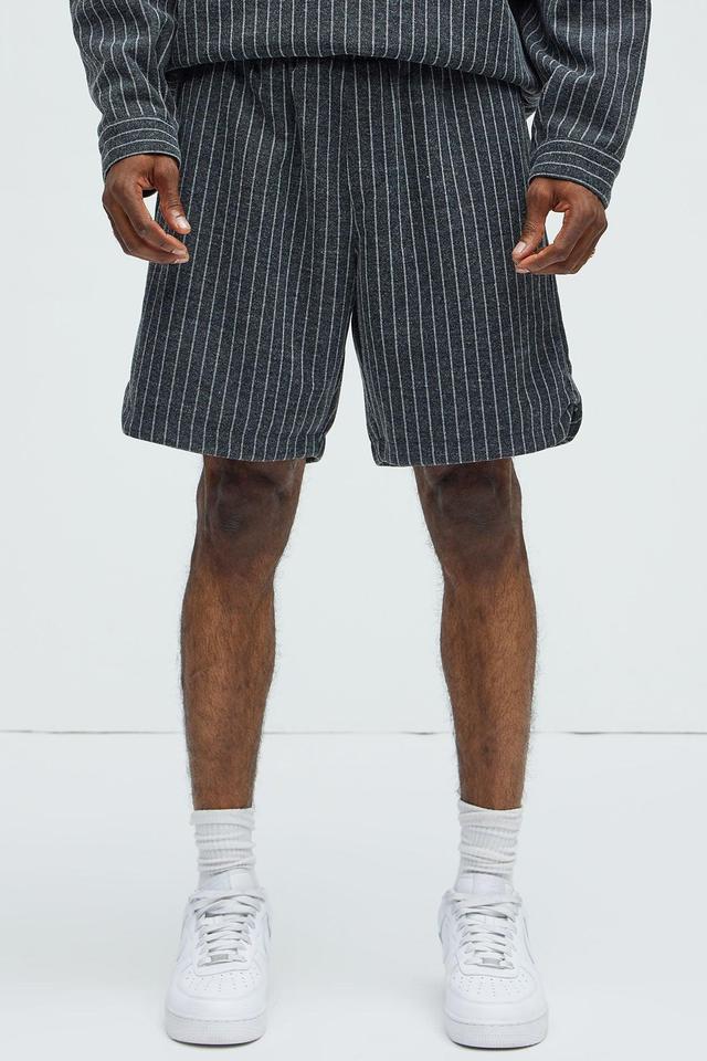 Theo Relaxed Shorts - Grey/combo Product Image