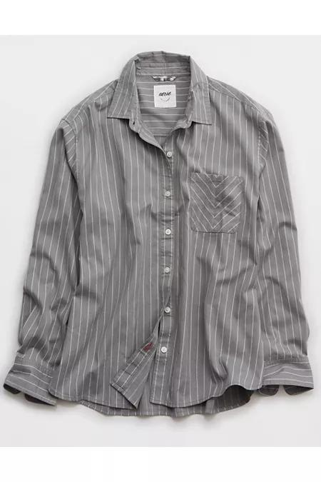 Aerie Off-Duty Flannel Pajama Shirt Women's Product Image