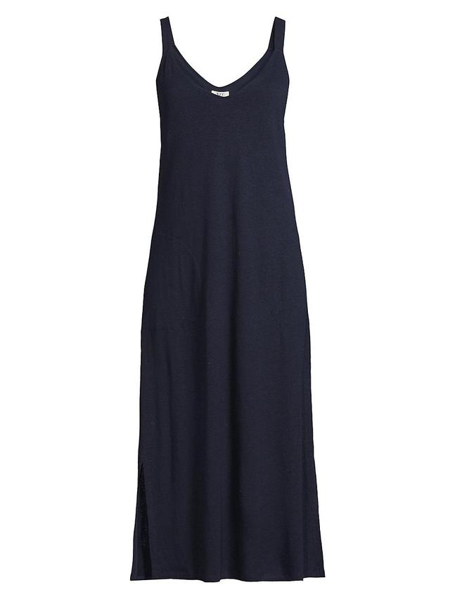 Womens V-Neck Tank Midi-Dress Product Image