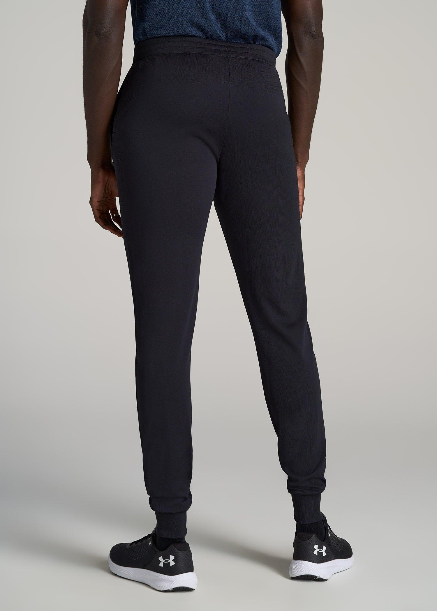 A.T. Performance Engineered Joggers for Tall Men in Black Male Product Image