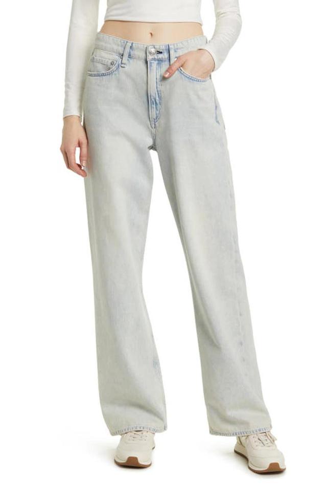 Logan Wide Leg Jeans In Icefall Product Image