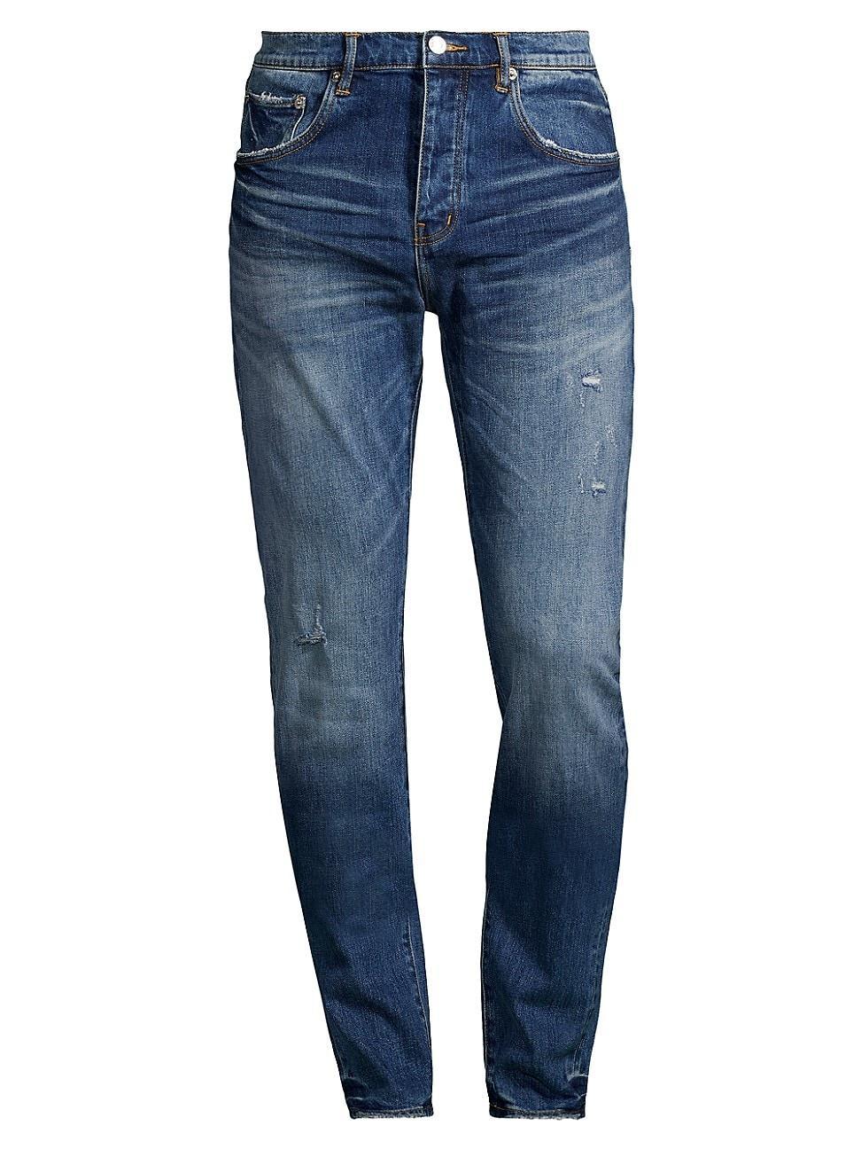 Mens P001 One Year Worn Skinny Jeans Product Image