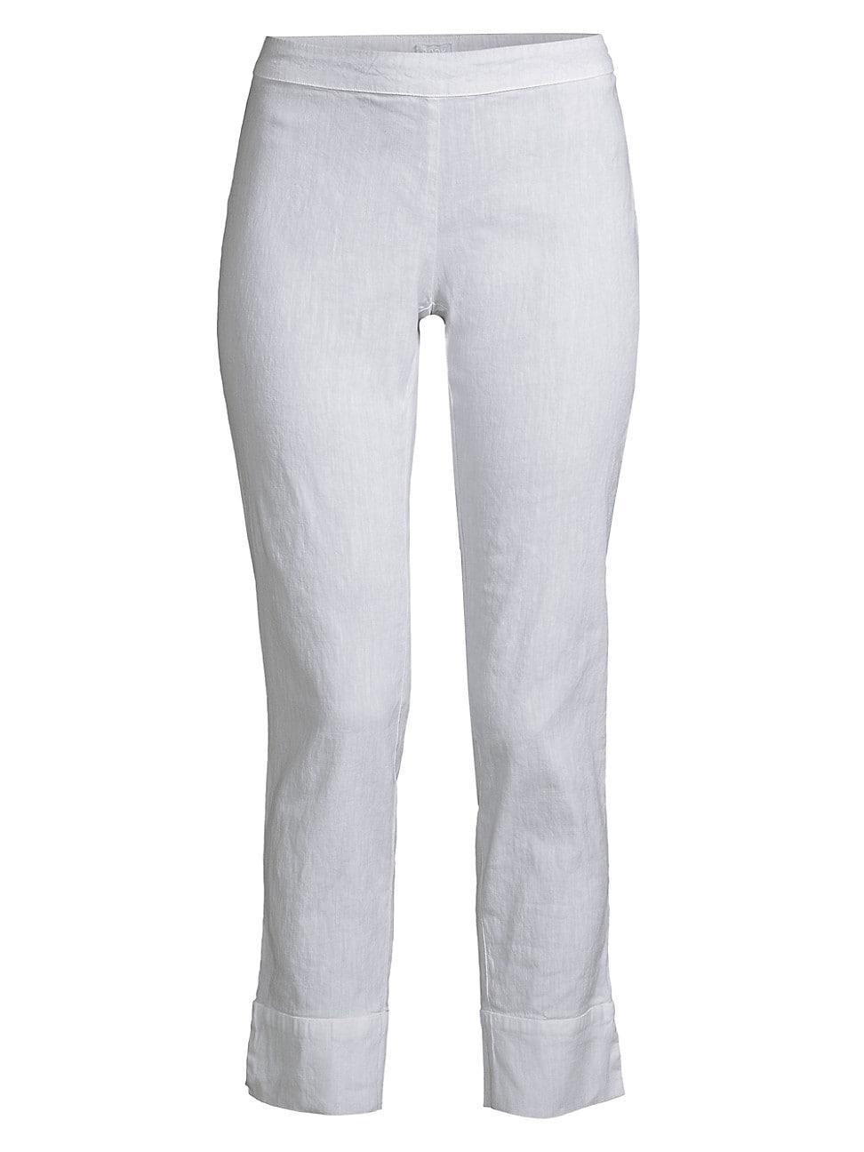 Womens Side Zip Capri Pants Product Image