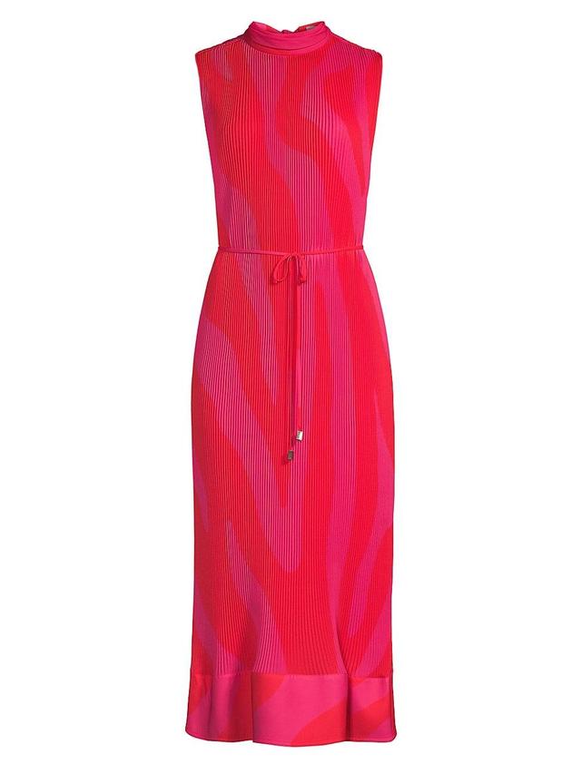 Womens Melina Pleated Midi-Dress Product Image