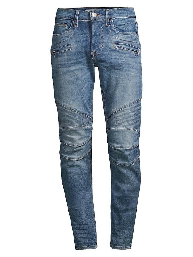 Mens Blinder Biker V2 Ribbed Stretch Skinny Jeans Product Image