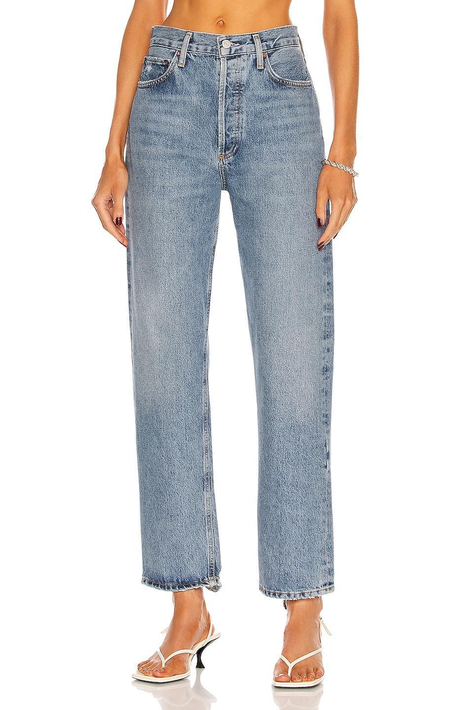 AGOLDE 90s Pinch Waist Jean in Endless - Blue. Size 24 (also in 23, 25, 31, 32, 33, 34). Product Image