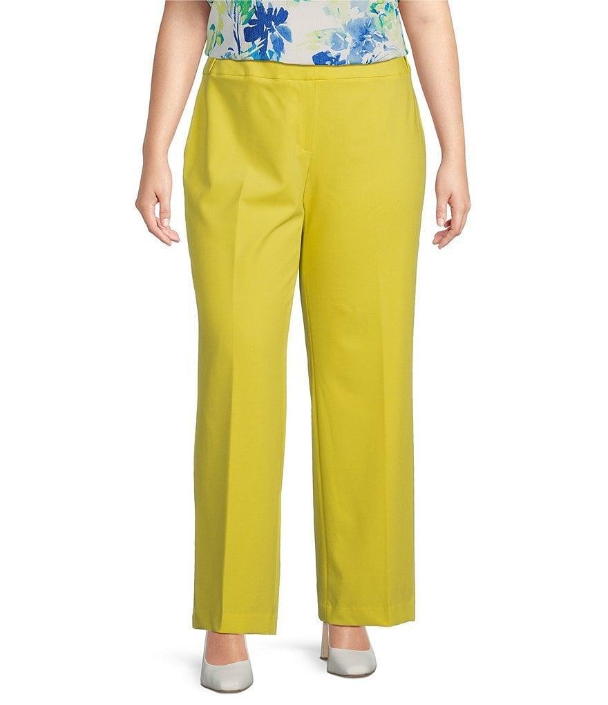 Calvin Klein Plus Luxe High-Rise Straight Leg Coordinating Pants product image