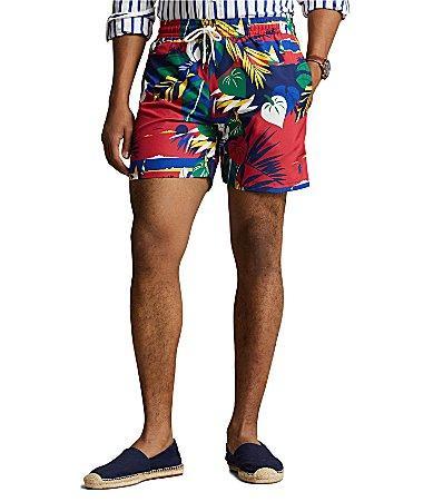 Mens Polo Ralph Lauren x Hoffman Fabrics Traveler Tropical Swim Trunks Product Image