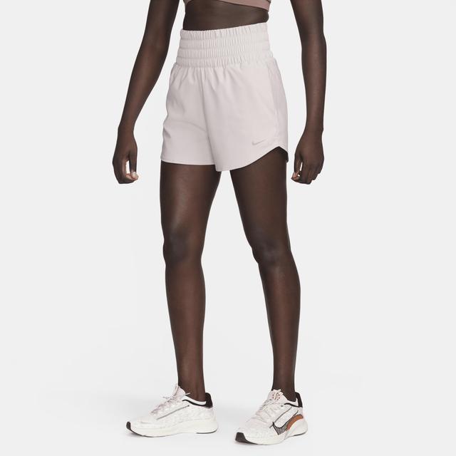 Nike Women's One Dri-FIT Ultra High-Waisted 3" Brief-Lined Shorts Product Image