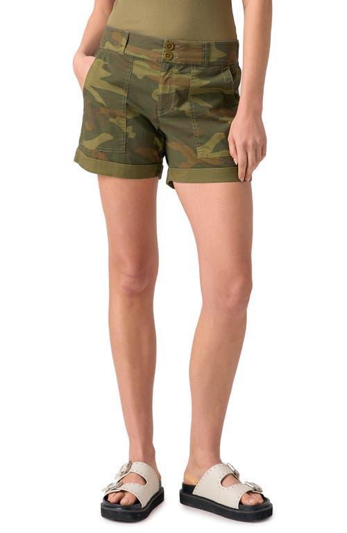 Sanctuary Renegade Camo Rolled Cuff Shorts Product Image