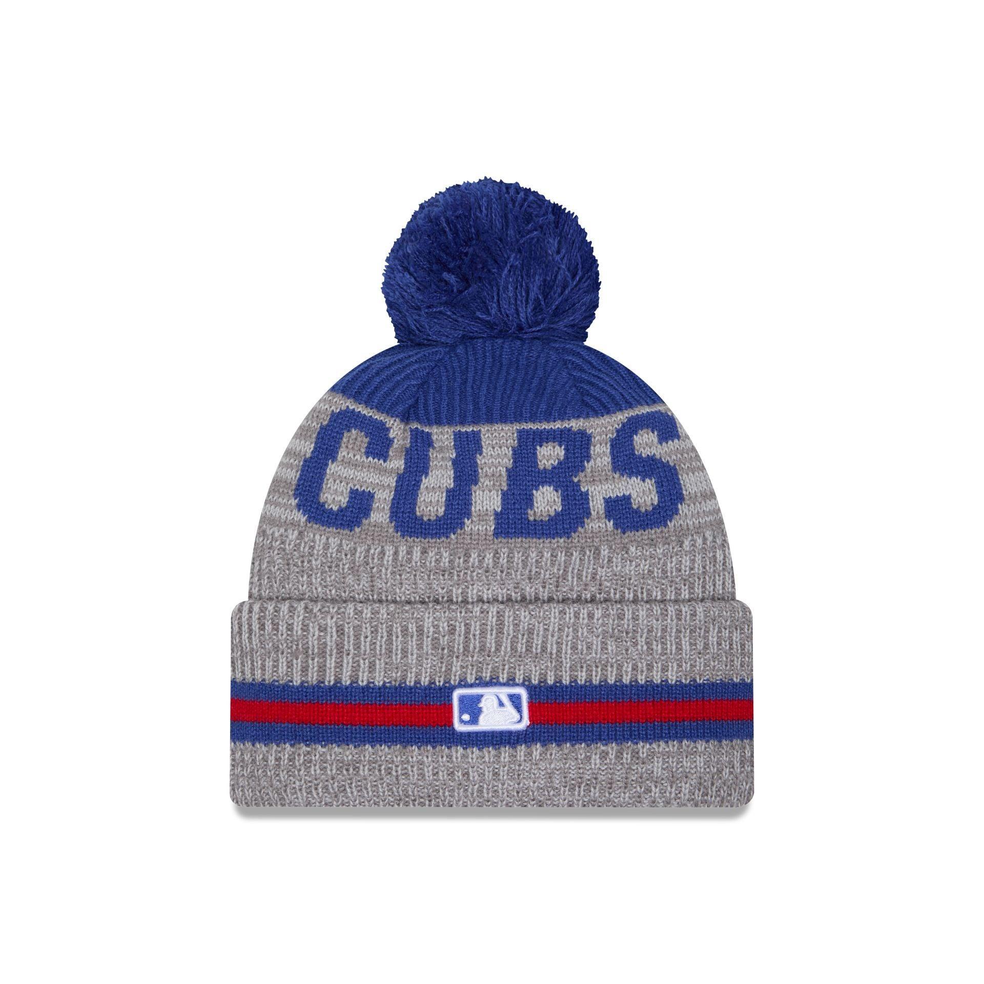 Chicago Cubs Runner Pom Knit Hat Male Product Image