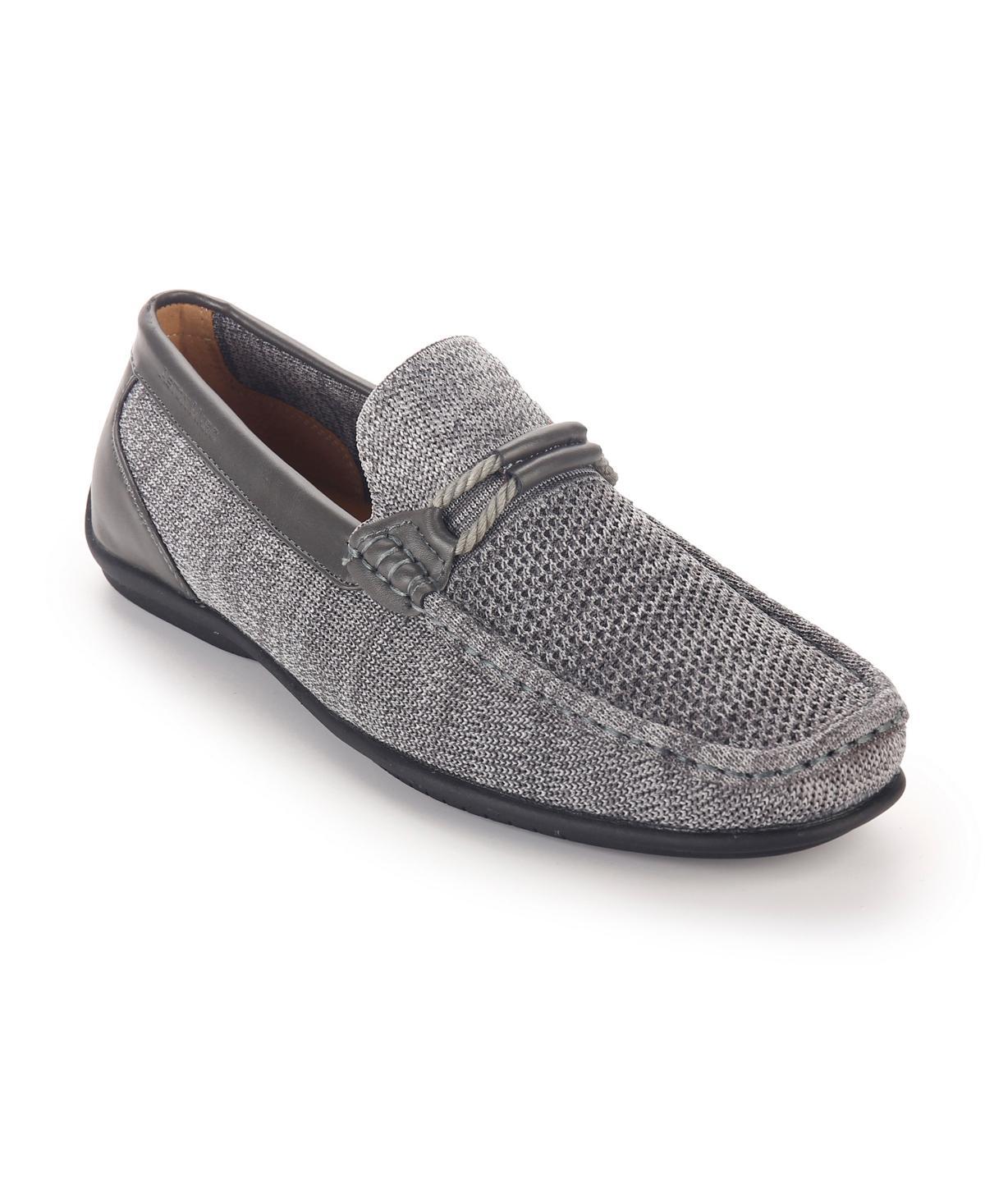 Aston Marc Mens Knit Lace-Strap Driving Loafer Product Image