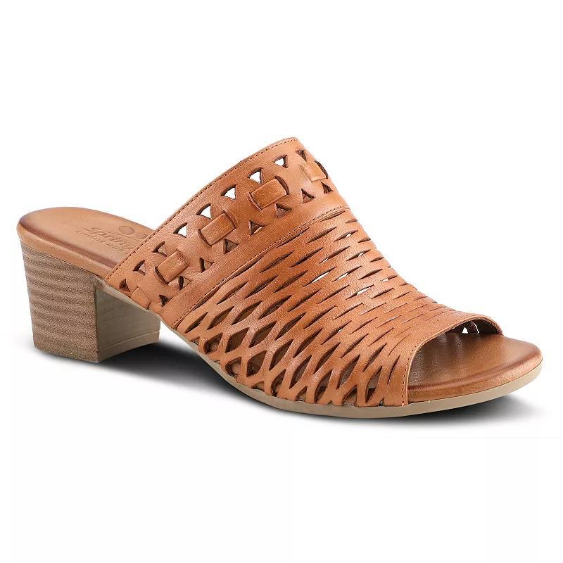 Spring Step Anika Womens Leather Slide Sandals Product Image