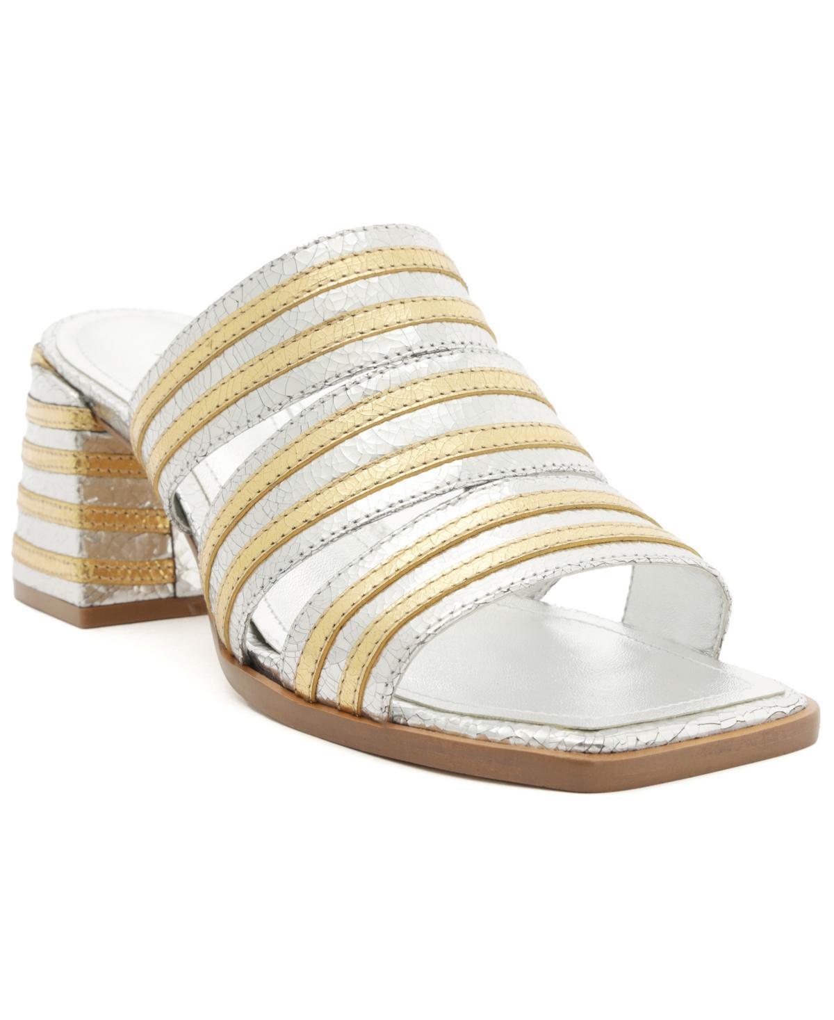 Arezzo Womens Heidi Mid Block Sandals Product Image