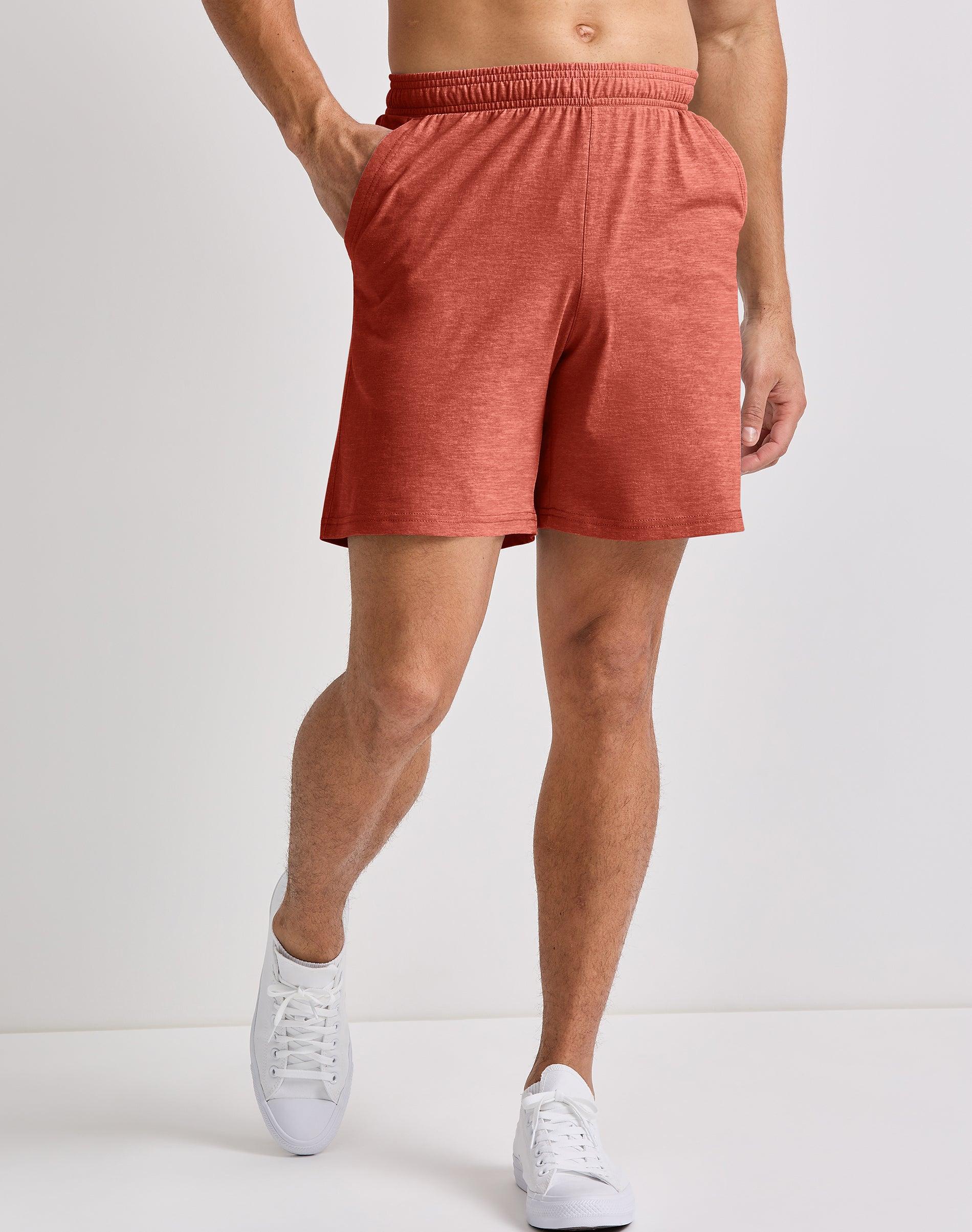 Mens Hanes Tri-blend Jersey Shorts Silverstone Pe Grey Product Image