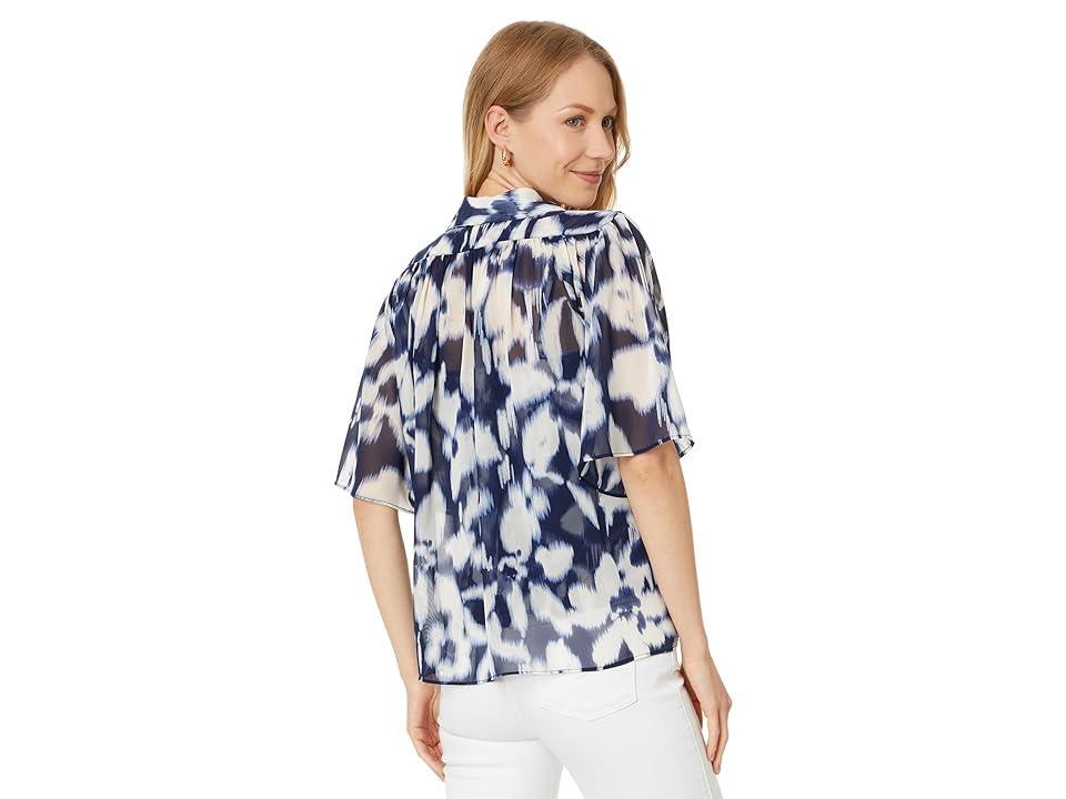 Vince Camuto Collard Short Slv Blouse W Shirt (Classic ) Women's Clothing Product Image