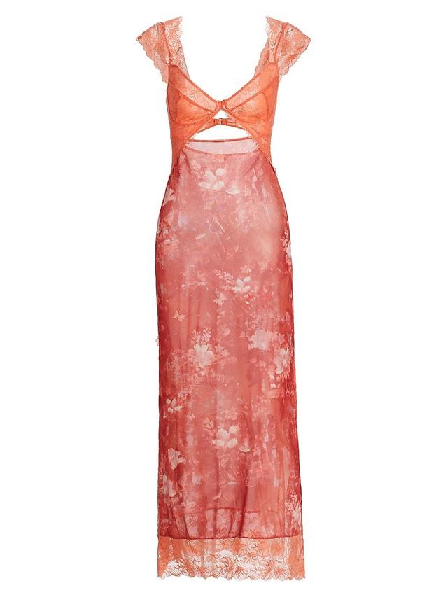 Womens Suddenly Fine Maxi Slip Dress Product Image