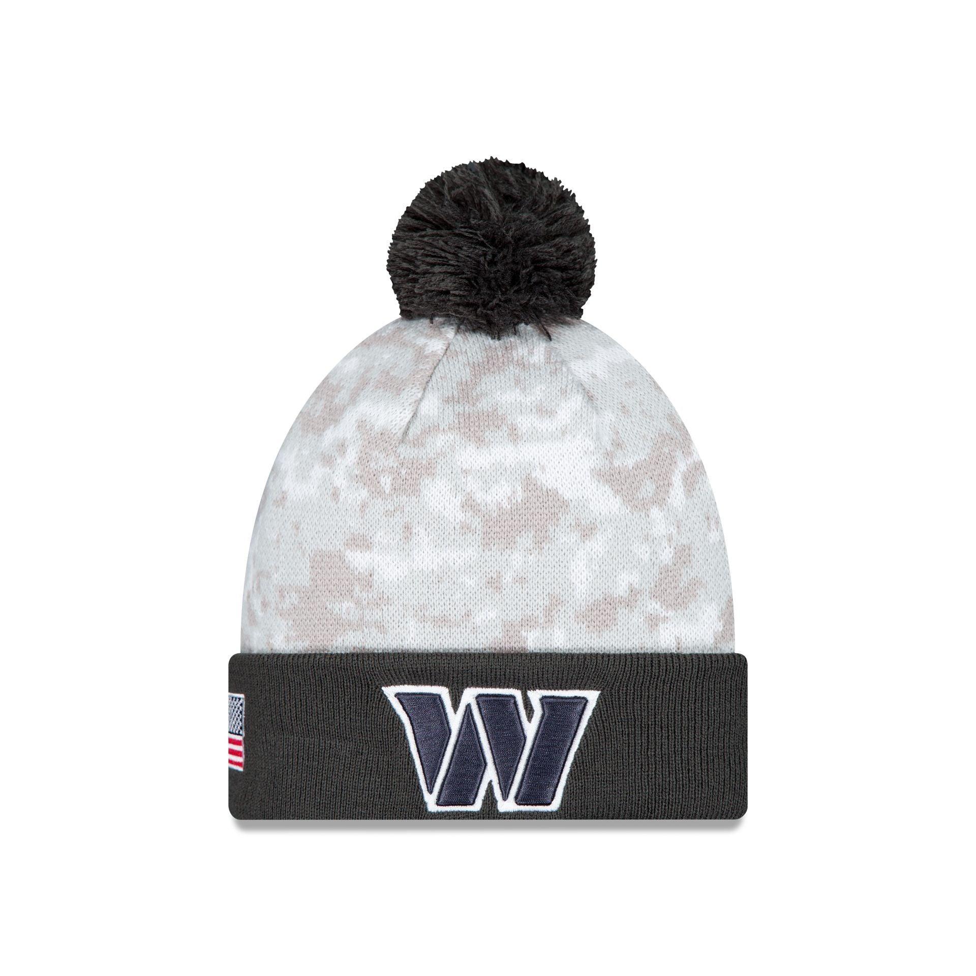 Washington Commanders 2024 Salute to Service Pom Knit Hat Male Product Image