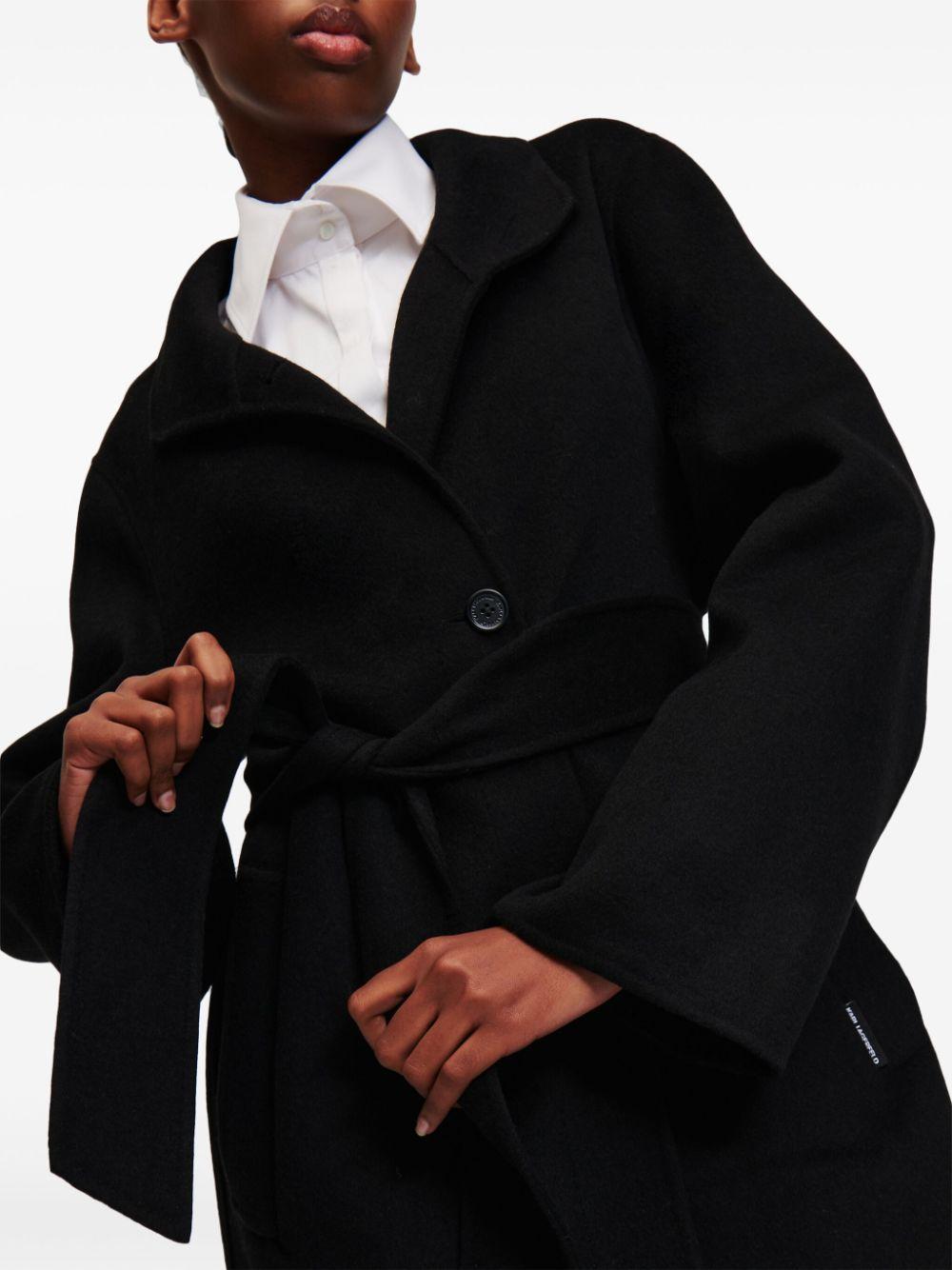 double-face wool-blend coat Product Image