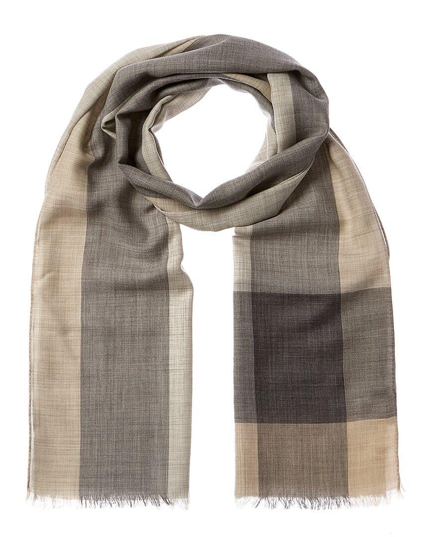 Linen-blend Scarf In Brown Product Image