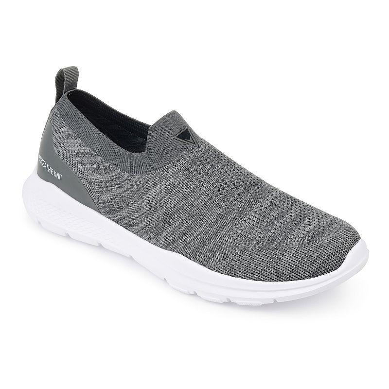 Vance Co. Pierce Mens Knit Slip-On Sneakers Blue Product Image