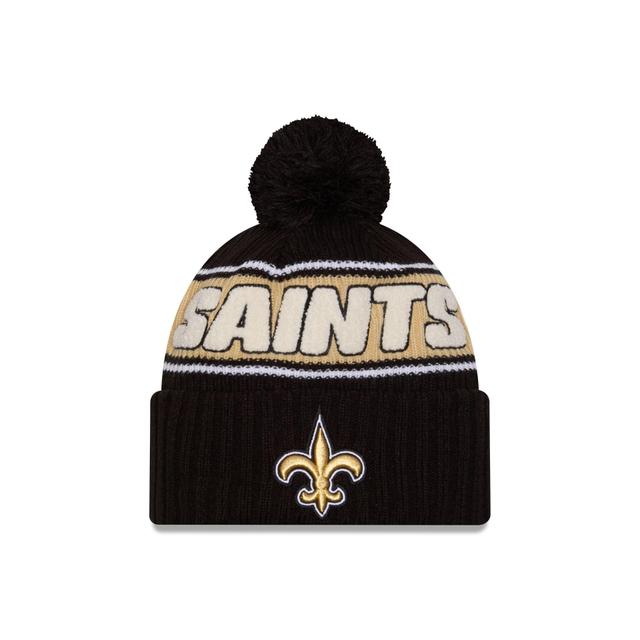 New Orleans Saints 2024 Cold Weather Sport Pom Knit Hat Male Product Image