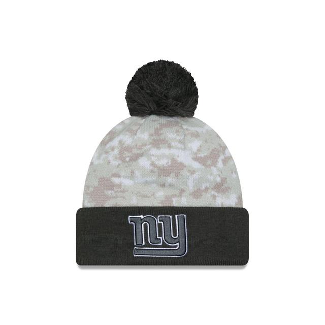 New York Giants 2024 Salute to Service Pom Knit Hat Male Product Image