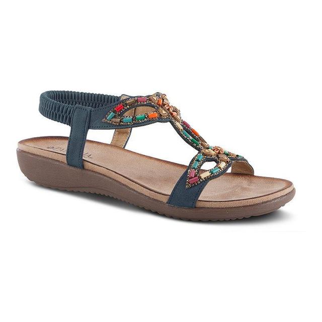 Patrizia Volcanic Womens Slingback Sandals Blue Product Image