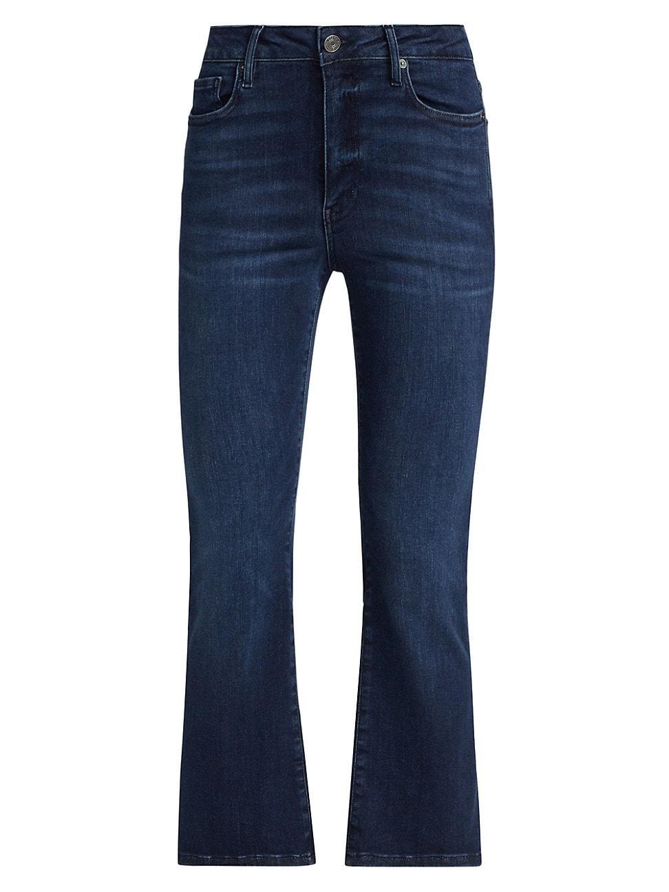 Womens Le Crop Mini Boot-Cut Jeans Product Image