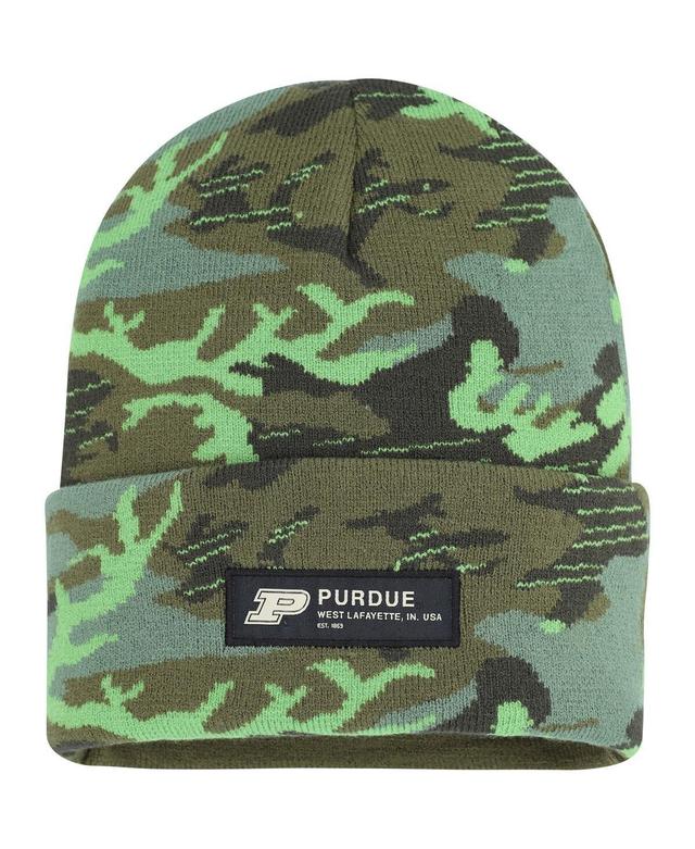 Mens Nike Camo Purdue Boilermakers Veterans Day Cuffed Knit Hat Product Image