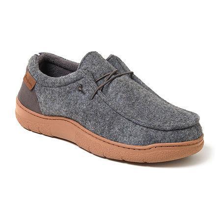 Dearfoams Bennett Mens Chukka Slippers Grey Product Image