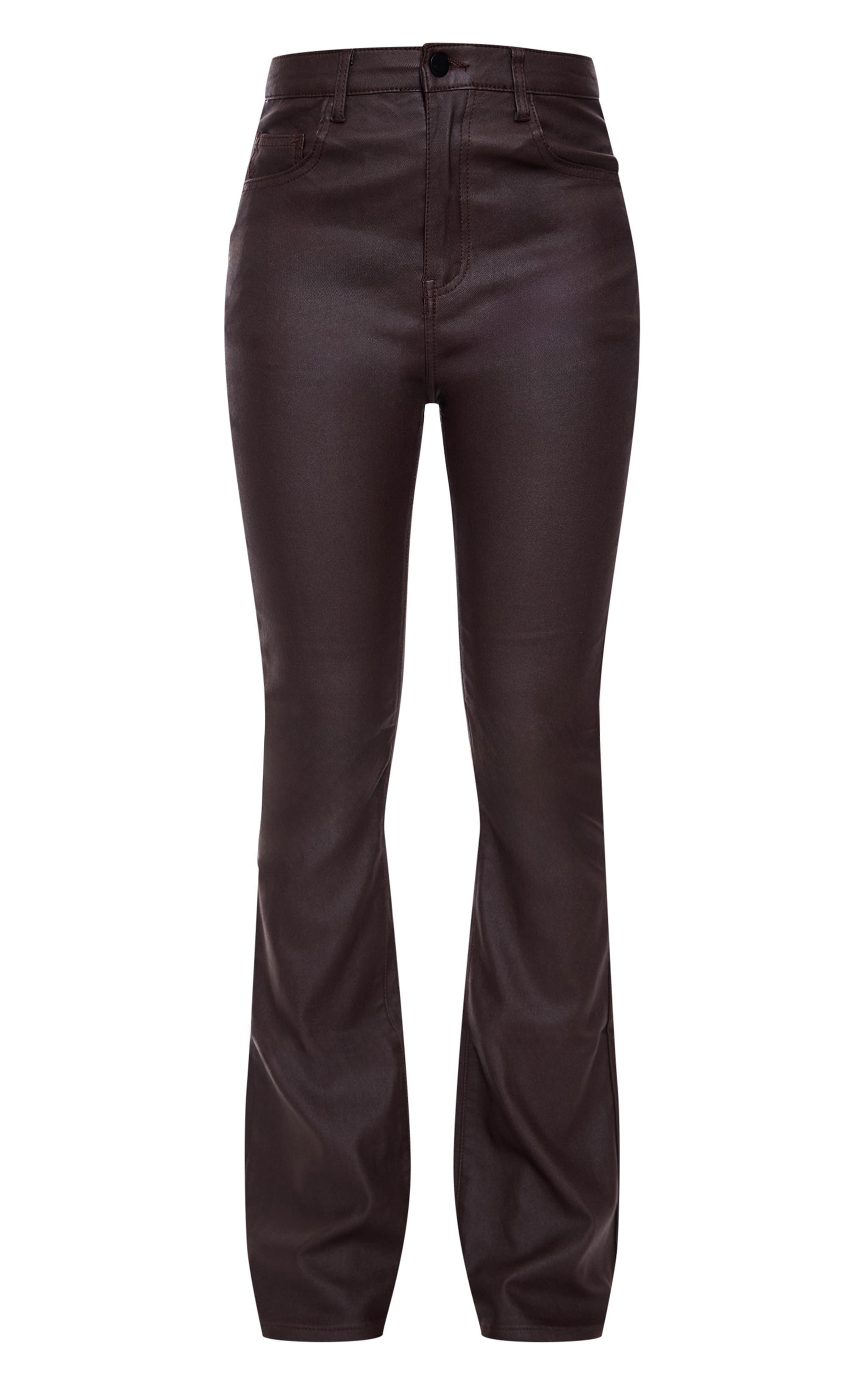 Chocolate Coated Denim Flares Product Image