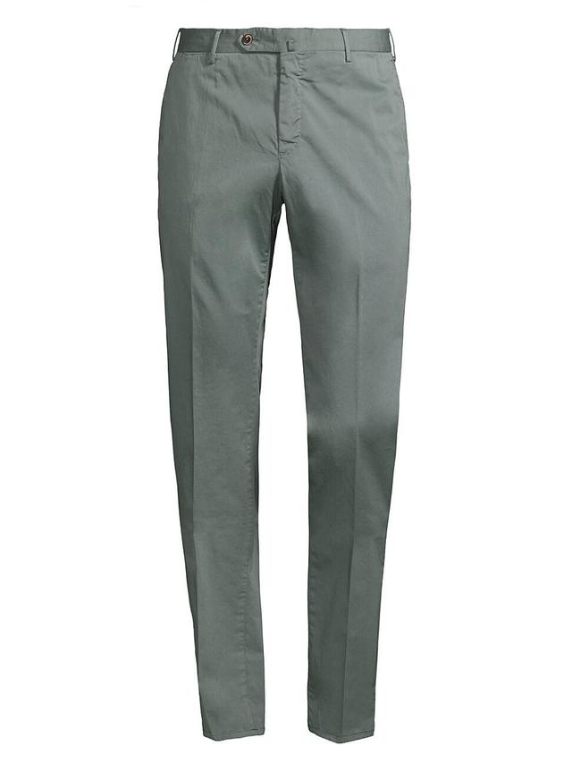 Mens Garment-Dyed Silk Trousers Product Image