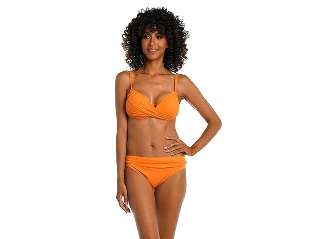 La Blanca Island Goddess Wrap Bikini Top Product Image