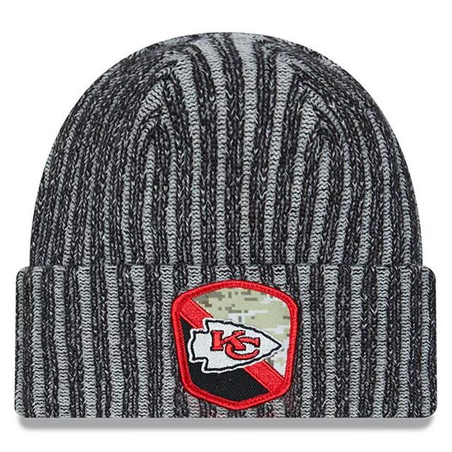 Mens New Era Kansas City Chiefs 2023 Salute To Service Cuffed Knit Hat Product Image