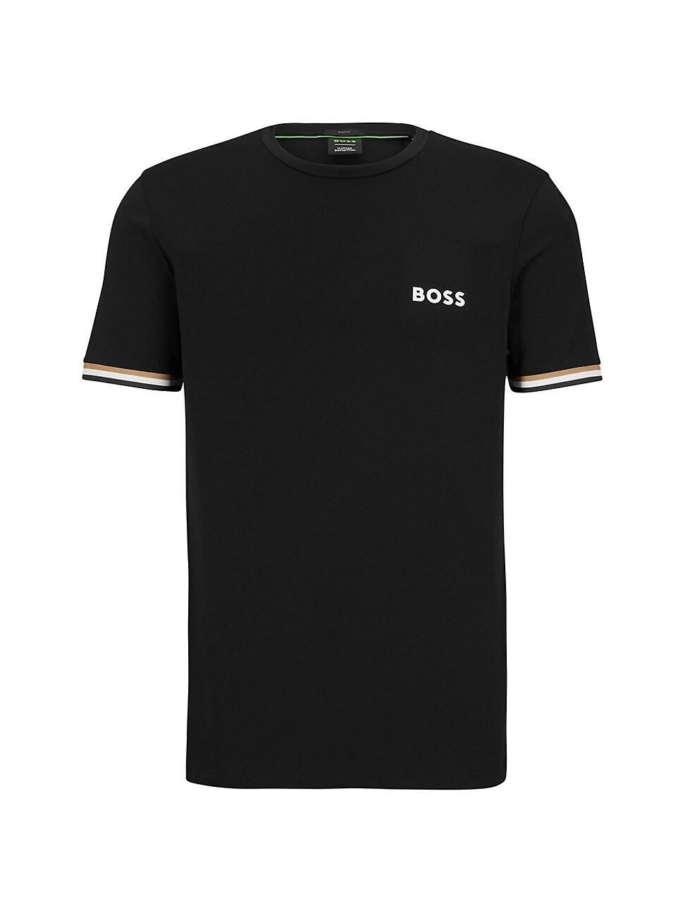 Mens BOSS x Matteo Berrettini Logo Crewneck T-shirt Product Image