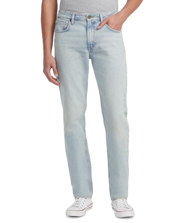 Guess Jeans by Guess Mens Straight-Fit Light-Wash Jeans Product Image