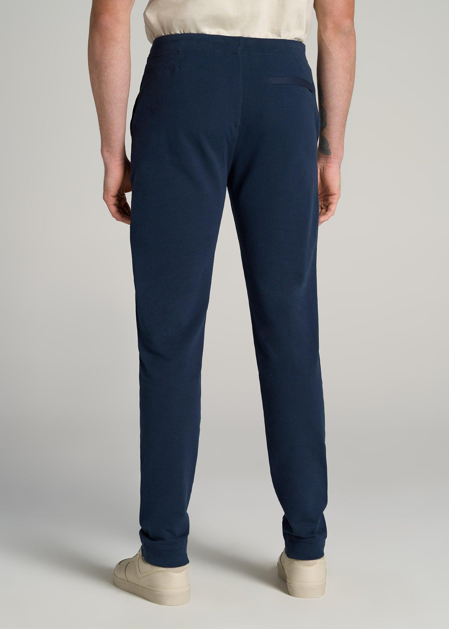 Microsanded French Terry Sweatpants for Tall Men in Army Brush Male Product Image