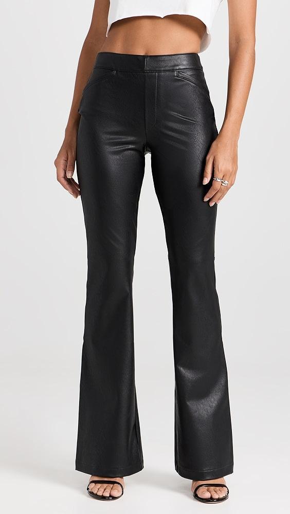 SPANX Leather-Like Flare Pants | Shopbop Product Image