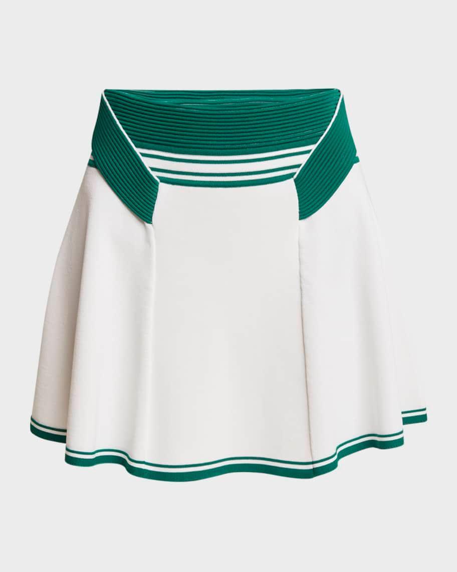 Tennis-Inspired Draped Skirt product image