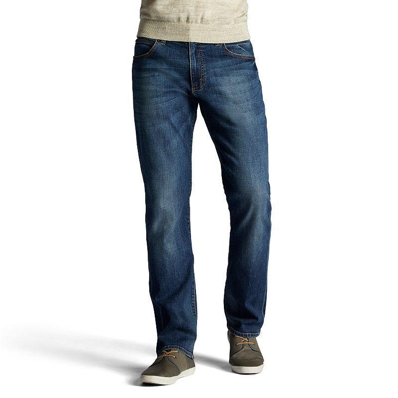 Big & Tall Mens Lee Extreme Motion Straight Fit Jeans Product Image