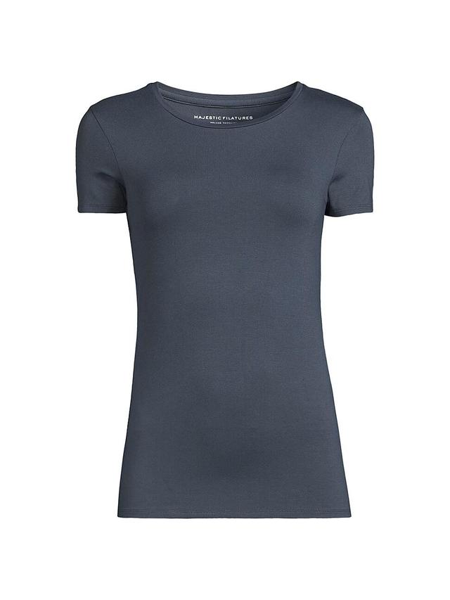 Womens Soft Touch Crewneck T-Shirt Product Image