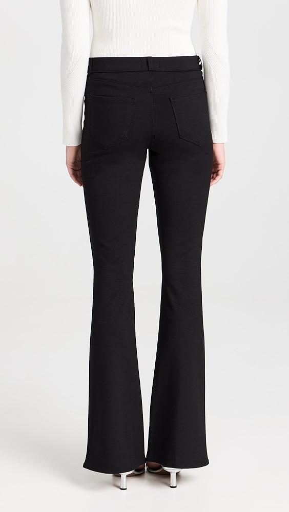 L'AGENCE The Marty High Rise Flare Ponte Pants | Shopbop Product Image