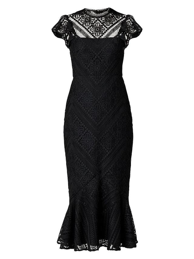 Womens Lea Lace Midi-Dress Product Image