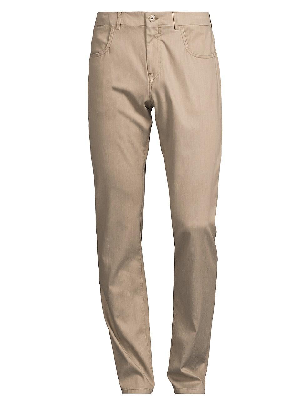 Mens Stretch Five-Pocket Trousers Product Image