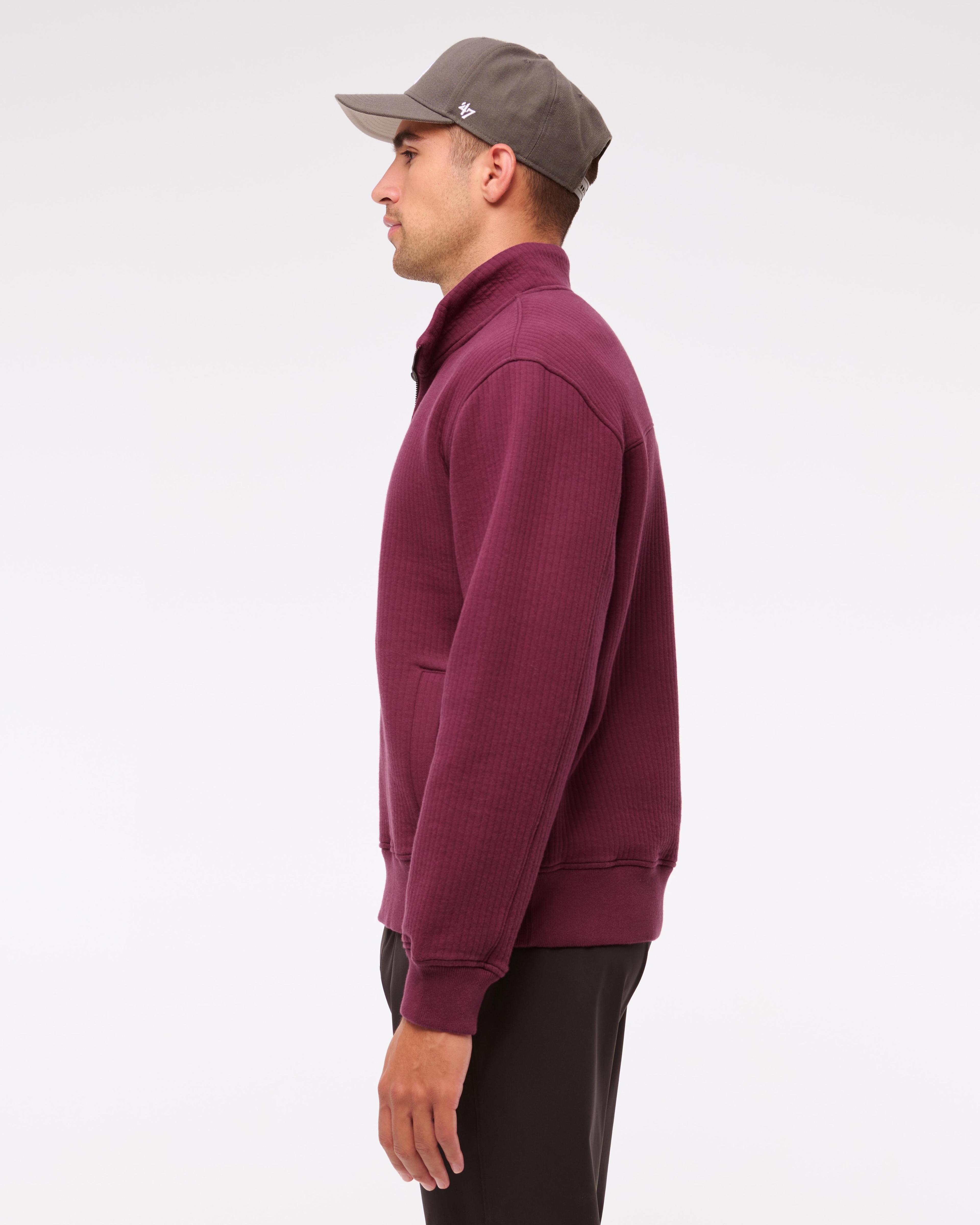 YPB Textured Ribbed Half-Zip Product Image