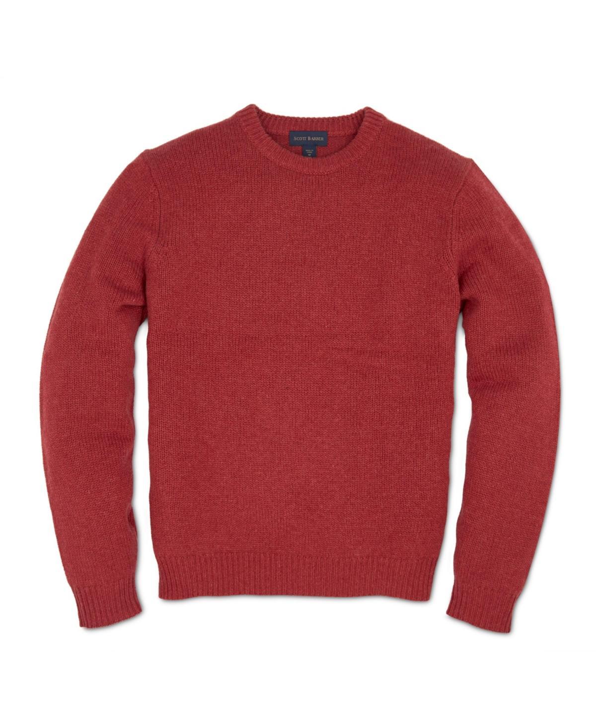 Scott Barber Mens Cashmere/Cotton Crew Sweaters Product Image